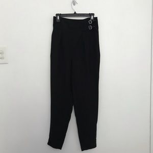 Nasty Gal double belted trousers